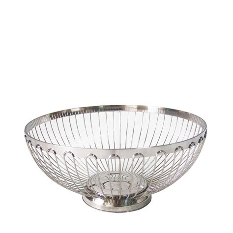 stainless steel bread basket